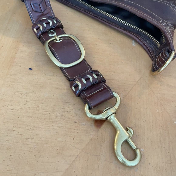 COACH canvas/leather shoulder/crossbody purse - Picture 10 of 11